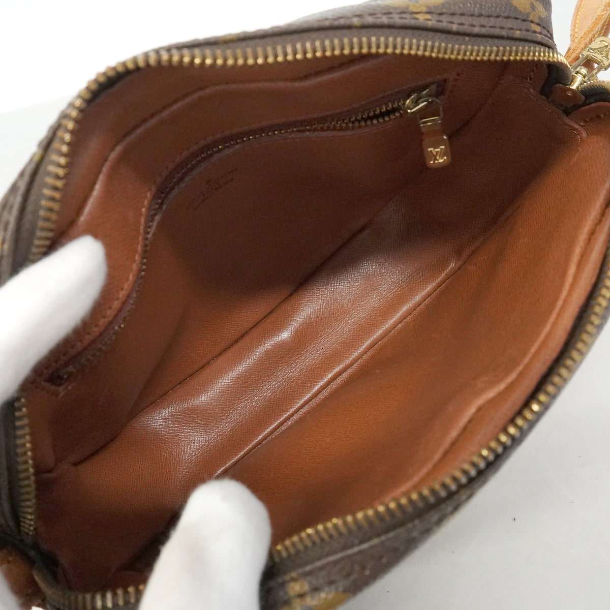 【6he5572】ルイヴィトン ショルダーバッグ モノグラム ジュヌフィーヌ M51227 ブラウン【中古】レディース