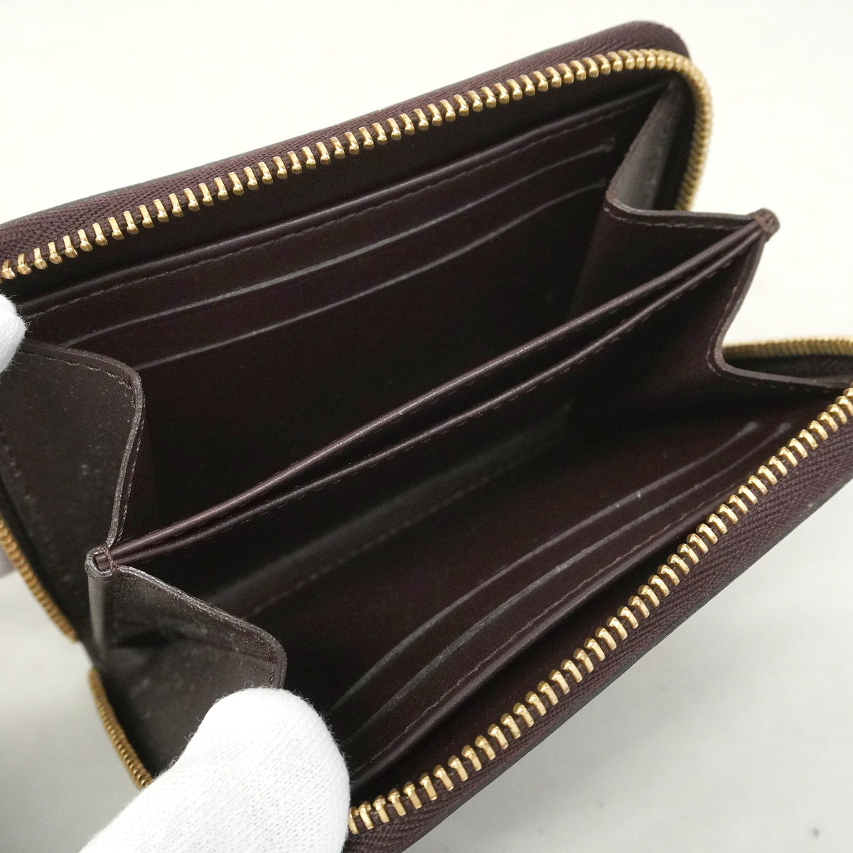 【6he5575】ルイヴィトン コインケース ヴェルニ ジッピーコインパース M93607 アマラント【中古】レディース
