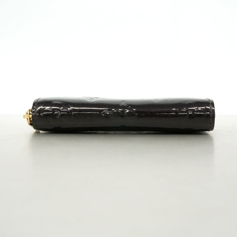 【6he5575】ルイヴィトン コインケース ヴェルニ ジッピーコインパース M93607 アマラント【中古】レディース