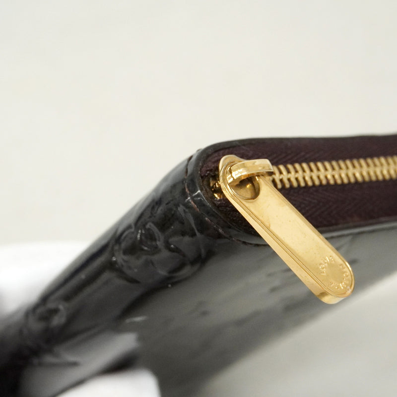 【6he5575】ルイヴィトン コインケース ヴェルニ ジッピーコインパース M93607 アマラント【中古】レディース