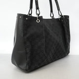 【6he5576】グッチ トートバッグ GGキャンバス 115015 キャンバス ブラック シルバー金具【中古】レディース