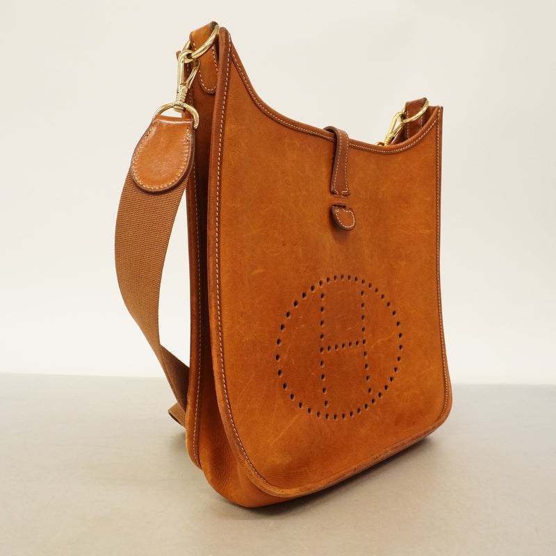 【6he5577】エルメス ショルダーバッグ エヴリン1PM バレニア フォーブ ゴールド金具 □E刻印【中古】レディース