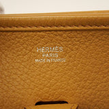 【6he5578】エルメス ショルダーバッグ エヴリン1PM トリヨンクレマンス タバックキャメル シルバー金具 □K刻印【中古】レディース