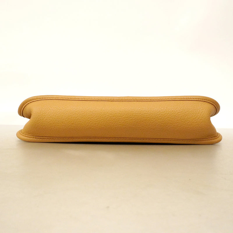 【6he5578】エルメス ショルダーバッグ エヴリン1PM トリヨンクレマンス タバックキャメル シルバー金具 □K刻印【中古】レディース