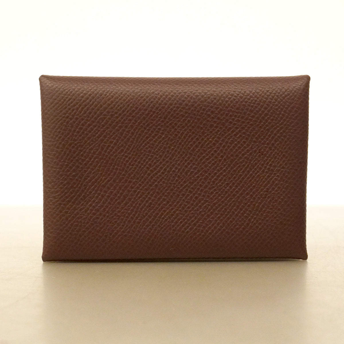 【6he5582】エルメス コインケース カルヴィデュオ ヴォーエプソン テール シルバー金具 W刻印【中古】メンズ レディース ユニセックス