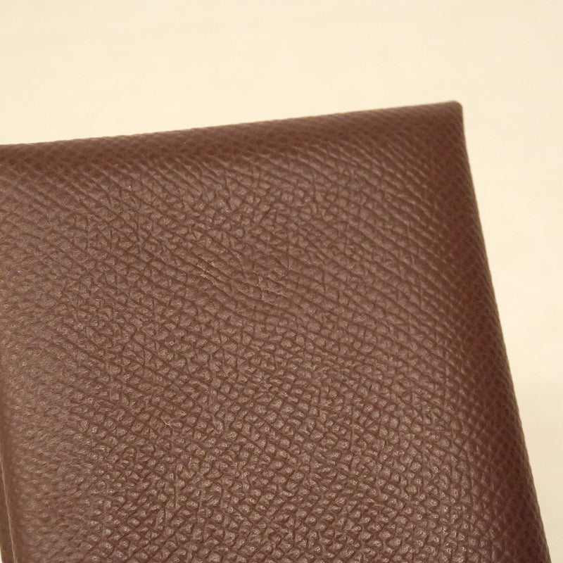 【6he5582】エルメス コインケース カルヴィデュオ ヴォーエプソン テール シルバー金具 W刻印【中古】メンズ レディース ユニセックス