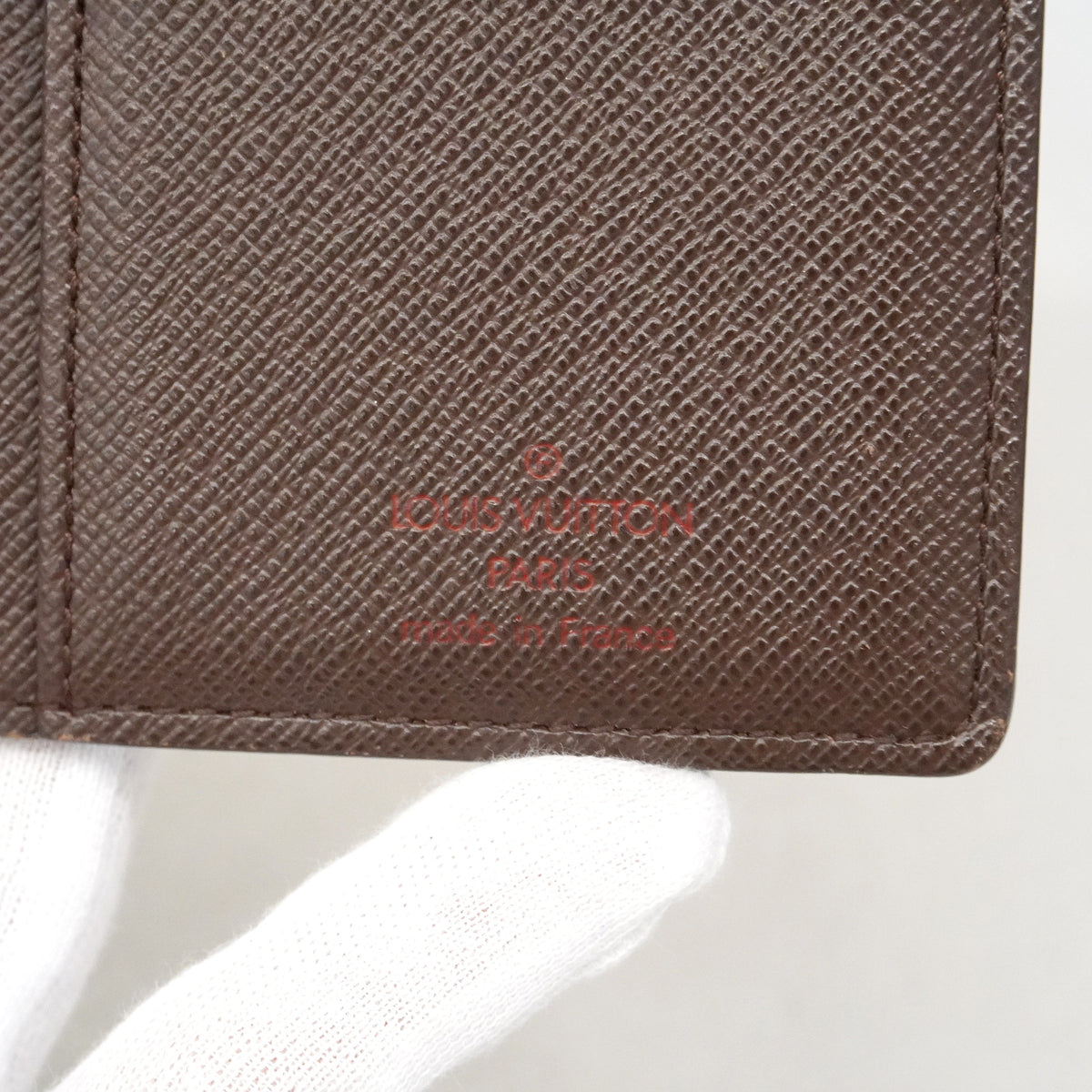 【6he5593】ルイヴィトン 長財布 ダミエ ポルトフォイユブラザ N60017 エベヌ【中古】メンズ