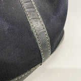 【6he5605】エルメス トートバッグ ガーデンパーティTPM トワルオフィシエ ブラック ゴールド金具 □H刻印【中古】レディース