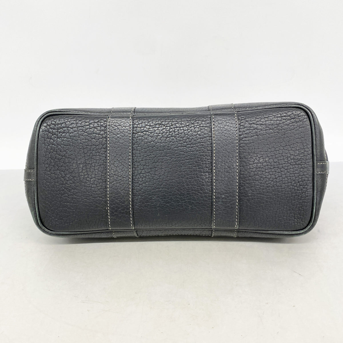 【6he5605】エルメス トートバッグ ガーデンパーティTPM トワルオフィシエ ブラック ゴールド金具 □H刻印【中古】レディース