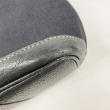 【6he5605】エルメス トートバッグ ガーデンパーティTPM トワルオフィシエ ブラック ゴールド金具 □H刻印【中古】レディース
