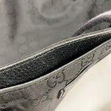 【6he5606】グッチ トートバッグ GGナイロン 449178 ナイロン ブラック シルバー金具【中古】レディース
