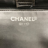 【6he5609】シャネル バニティバッグ パテントレザー ブラック ゴールド金具【中古】レディース