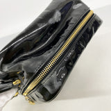【6he5609】シャネル バニティバッグ パテントレザー ブラック ゴールド金具【中古】レディース