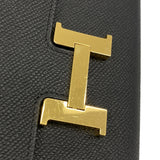 【6he5626】エルメス ショルダーウォレット コンスタンストゥーゴー ヴォーエプソン ブラック ゴールド金具 G刻印【中古】レディース