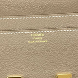 【6he5656】エルメス ショルダーウォレット コンスタンストゥーゴー エバーカラー エトゥープ ゴールド金具 B刻印【中古】レディース