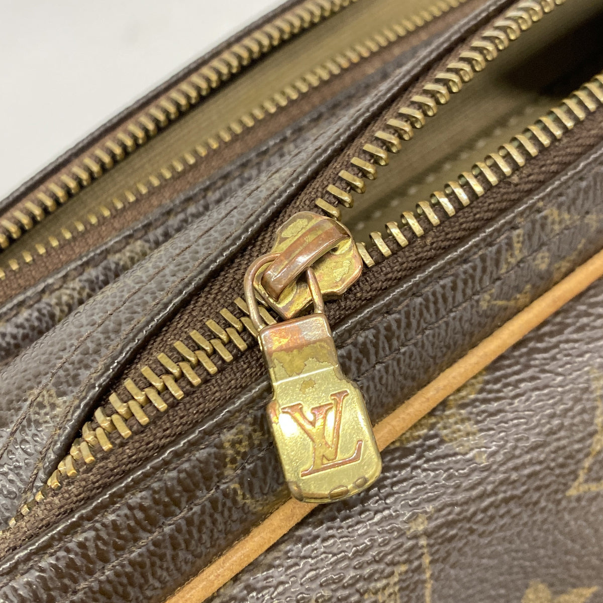 【6he5658】ルイヴィトン ショルダーバッグ モノグラム リポーターPM M45254 ブラウン【中古】レディース