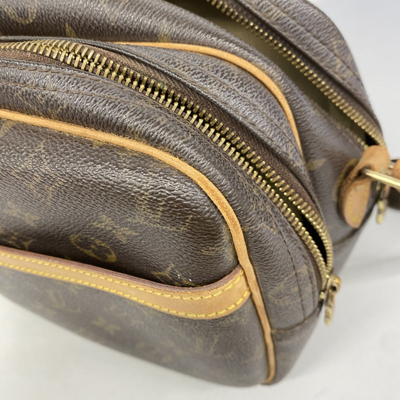 【6he5658】ルイヴィトン ショルダーバッグ モノグラム リポーターPM M45254 ブラウン【中古】レディース