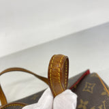 【6he5660】ルイヴィトン ハンドバッグ モノグラム ソナチネ M51902 ブラウン【中古】レディース
