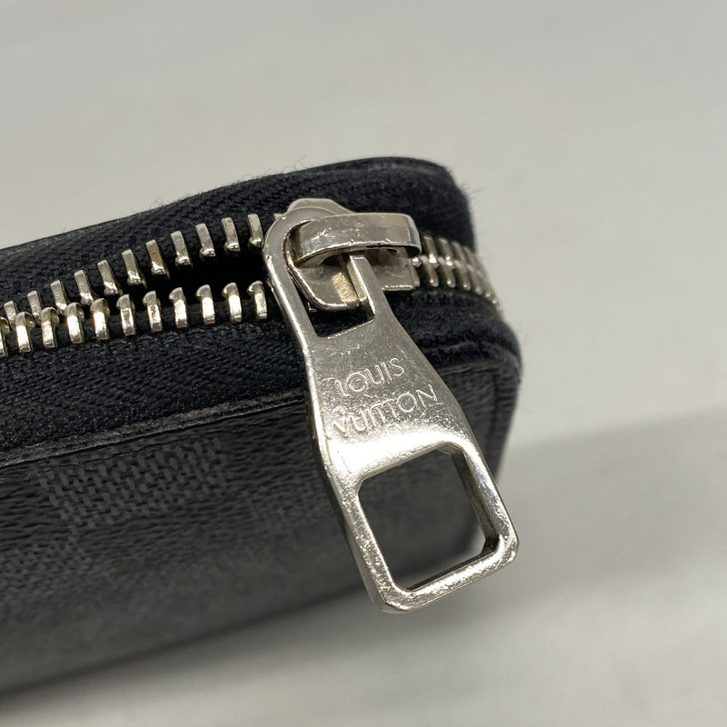 【6he5662】ルイヴィトン 長財布 モノグラム・エクリプス ジッピーオーガナイザー N60111 ブラック【中古】メンズ