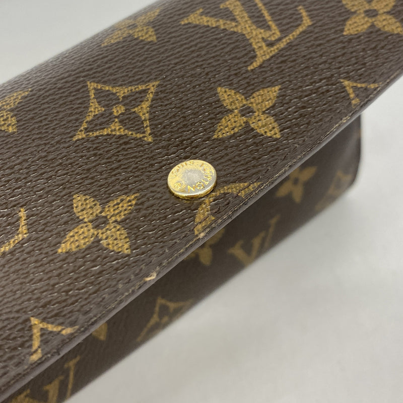 【6he5663】ルイヴィトン 長財布 モノグラム ポルトフォイユサラ M61734 ブラウン【中古】レディース