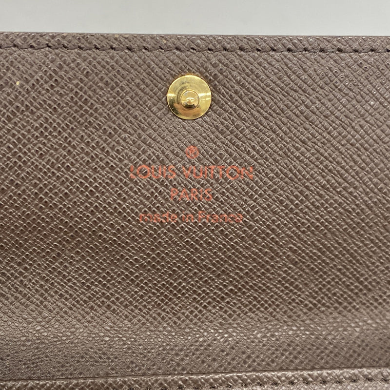 【6he5664】ルイヴィトン キーケース ダミエ ミュルティクレ6 N62630 エベヌ【中古】メンズ レディース ユニセックス
