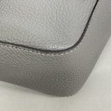 【6he5666】フェンディ ショルダーバッグ バゲット レザー グレー シルバー金具【中古】メンズ