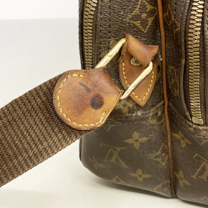 【6he5667】ルイヴィトン ショルダーバッグ モノグラム リポーターGM M45252 ブラウン【中古】メンズ