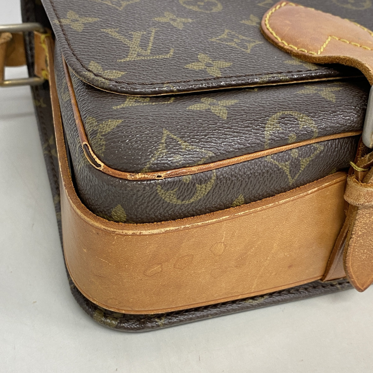 【6he5668】ルイヴィトン ショルダーバッグ モノグラム カルトシエールMM M51253 ブラウン【中古】レディース