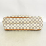 【6he5669】ルイヴィトン トートバッグ ダミエ・アズール バティニョールオリゾンタル N48172 ホワイト SPO【中古】レディース