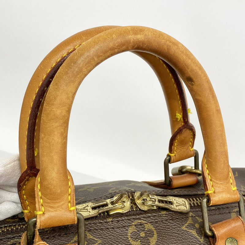 【6he5671】ルイヴィトン ボストンバッグ モノグラム キーポルバンドリエール45 M41418 ブラウン【中古】メンズ レディース ユニセックス