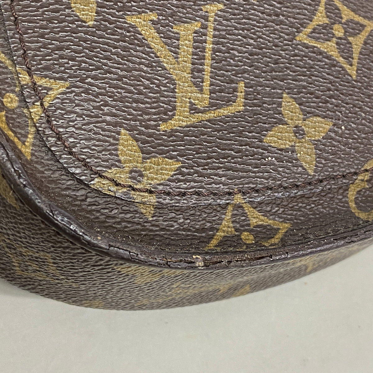 【6he5672】ルイヴィトン ショルダーバッグ モノグラム ミニサンクルー M51244 ブラウン【中古】レディース