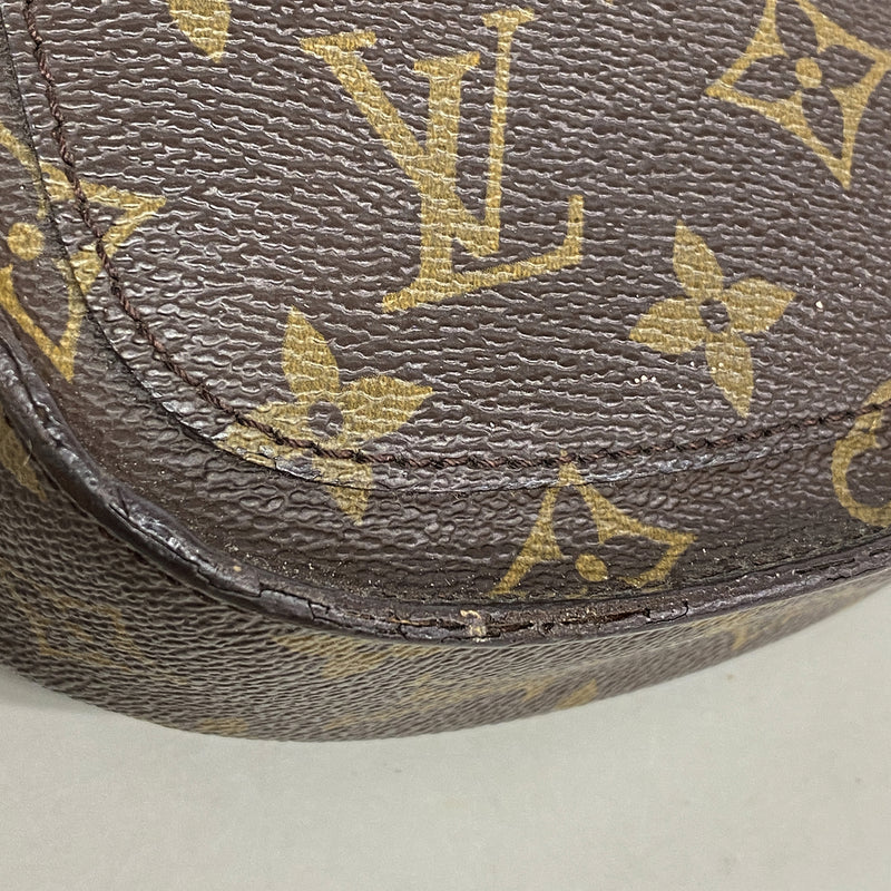 【6he5672】ルイヴィトン ショルダーバッグ モノグラム ミニサンクルー M51244 ブラウン【中古】レディース