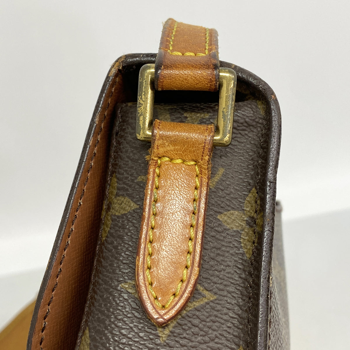 【6he5672】ルイヴィトン ショルダーバッグ モノグラム ミニサンクルー M51244 ブラウン【中古】レディース