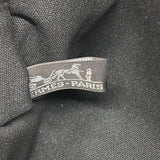 【6he5677】エルメス トートバッグ トロカホリゾンタルPM キャンバス ブラック シルバー金具【中古】レディース