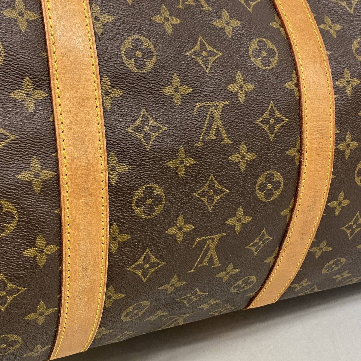 【6he5678】ルイヴィトン ボストンバッグ モノグラム キーポル60 M41422 ブラウン【中古】メンズ レディース ユニセックス