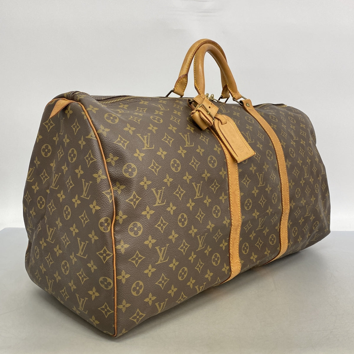 【6he5678】ルイヴィトン ボストンバッグ モノグラム キーポル60 M41422 ブラウン【中古】メンズ レディース ユニセックス