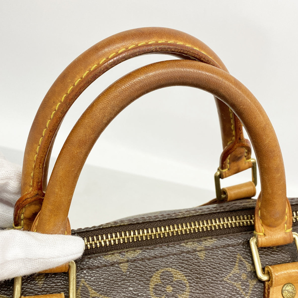 【6he5679】ルイヴィトン ハンドバッグ モノグラム スピーディ30 M41108 ブラウン【中古】レディース