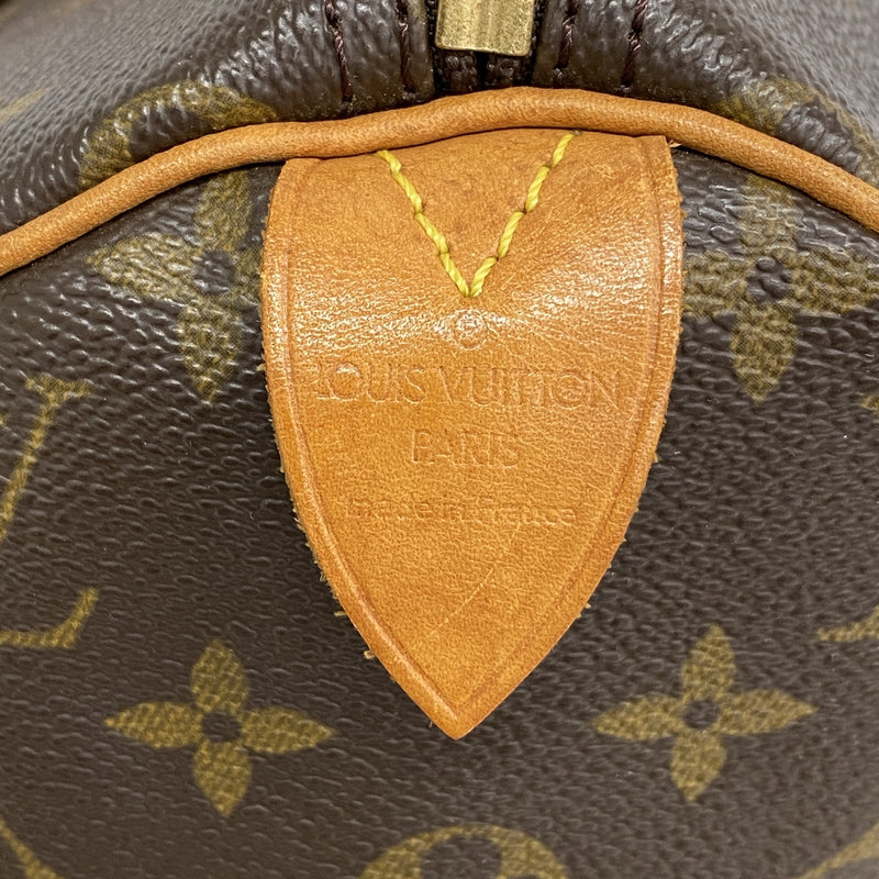 【6he5679】ルイヴィトン ハンドバッグ モノグラム スピーディ30 M41108 ブラウン【中古】レディース