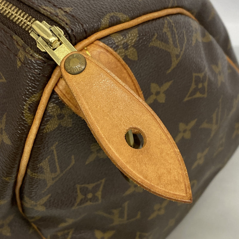 【6he5679】ルイヴィトン ハンドバッグ モノグラム スピーディ30 M41108 ブラウン【中古】レディース