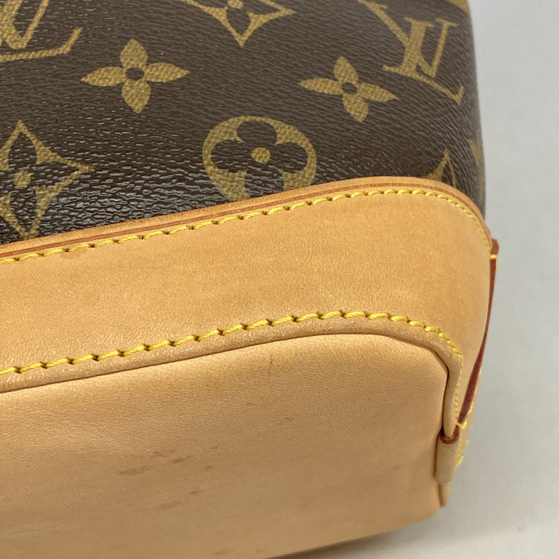 【6he5680】ルイヴィトン ハンドバッグ モノグラム ロックイットヴェルティカル M40103 ブラウン【中古】レディース