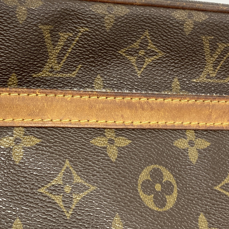 【6he5681】ルイヴィトン クラッチバッグ モノグラム コンピエーニュ28 M51845 ブラウン【中古】メンズ