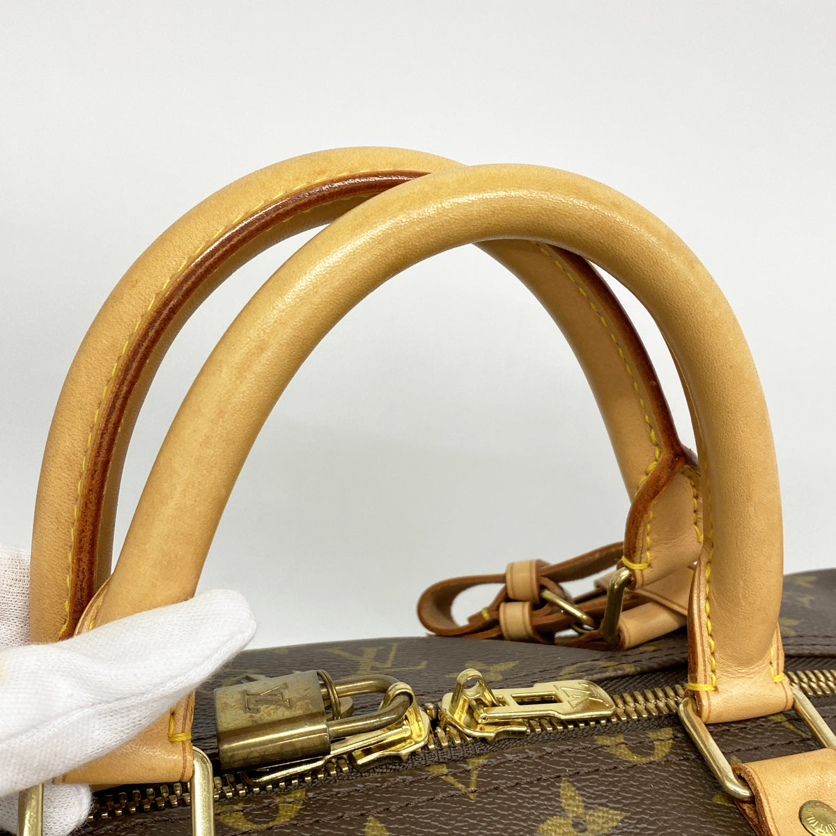 【6he5688】ルイヴィトン ボストンバッグ モノグラム キーポル55 M41424 ブラウン【中古】メンズ レディース ユニセックス