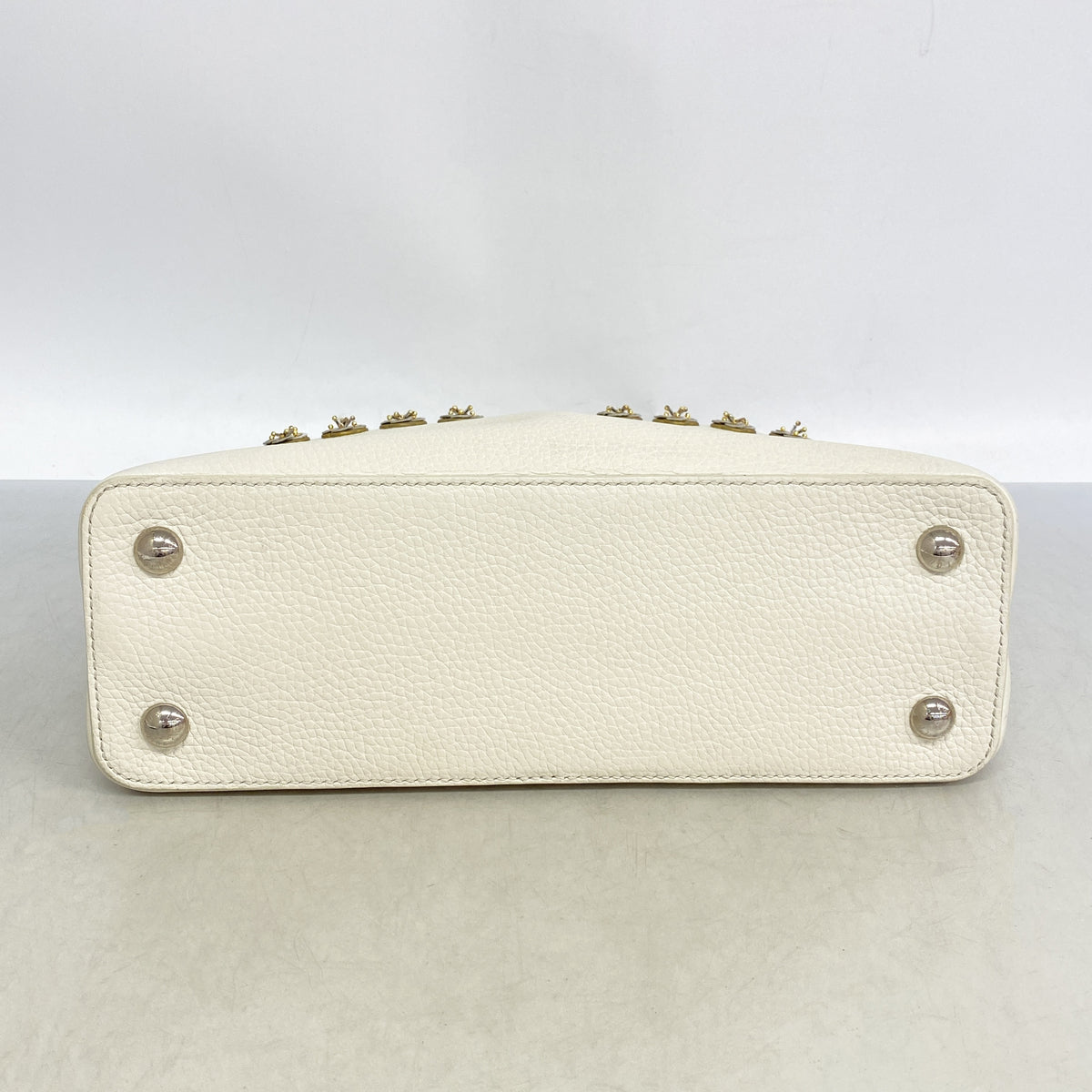 【6he5692】ルイヴィトン ハンドバッグ トリヨン カプシーヌPM M54264 ホワイト【中古】レディース