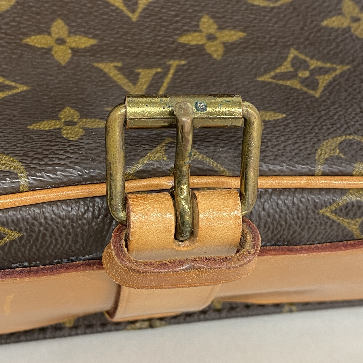 【6he5697】ルイヴィトン ショルダーバッグ モノグラム カルトシエールMM M51253 ブラウン【中古】レディース