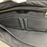 【6he5700】ルイヴィトン クラッチバッグ ダミエ・グラフィット ポッシュドキュマン N48247 ブラック グレー【中古】メンズ