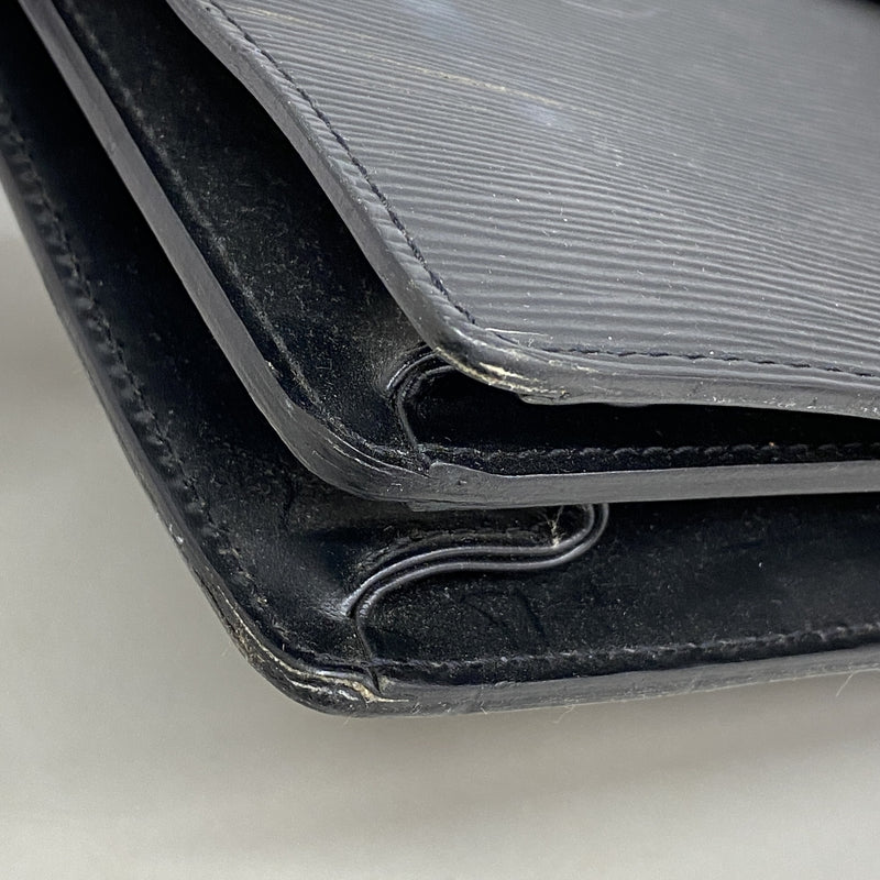 【6he5703】ルイヴィトン ブリーフケース エピ セルヴィエットアンバサダー M54412 ノワール【中古】メンズ
