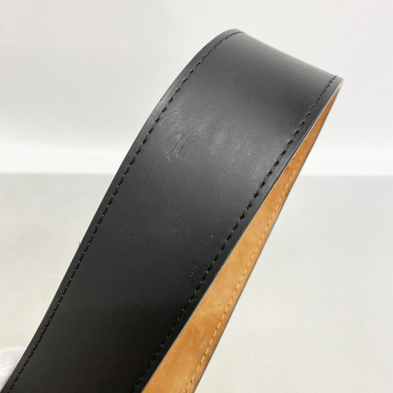 【6he5705】ルイヴィトン ベルト サンチュ―ルジーンズ M6812 ブラック【中古】メンズ