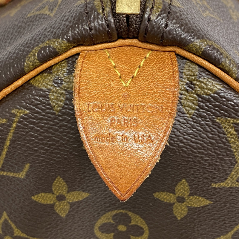 【6he5712】ルイヴィトン ハンドバッグ モノグラム スピーディ30 M41108 ブラウン【中古】レディース