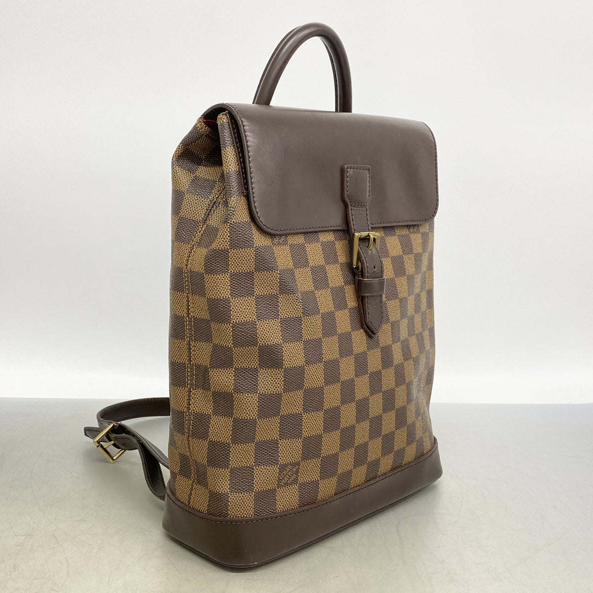 【6he5723】ルイヴィトン リュック・デイパック ダミエ ソーホー N51132 エベヌ【中古】レディース