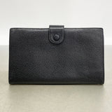 【6he5725】シャネル 長財布 キャビアスキン ブラック ゴールド金具【中古】レディース